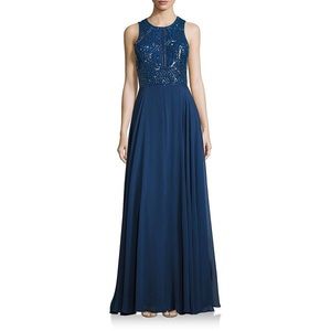 Parker Black Blakney Embellished A-line Gown